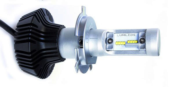 Диодные лампы H4 G7 Philips ZES 50W 8000LM - комплект 2 шт