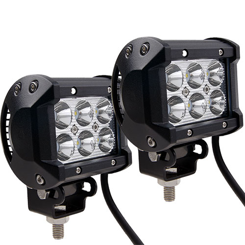 Дополнительные LED фары для внедорожников 6 CREE R3 18W