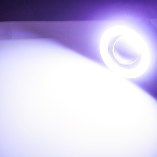LED противотуманные фары с ангельскими глазками Fog Spirit 76mm